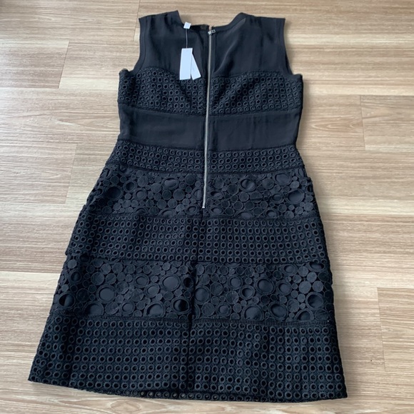 Chelsea and Walker silk top perforated pattern sleeveless dress - Picture 15 of 16